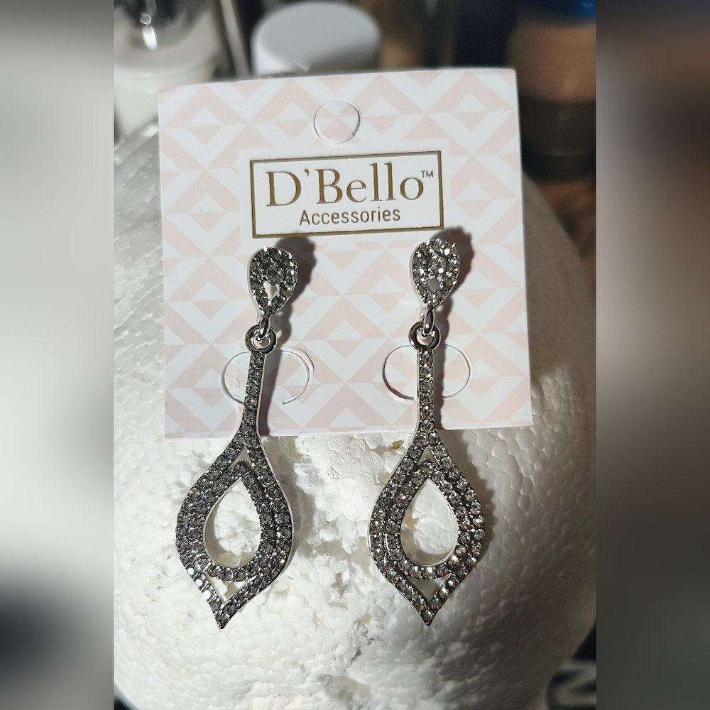 Silver Teardrop Earrings